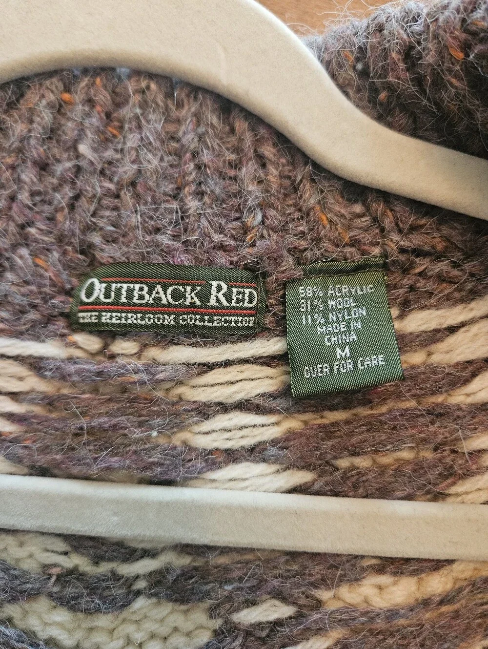 Vintage Outback Red Cardigan